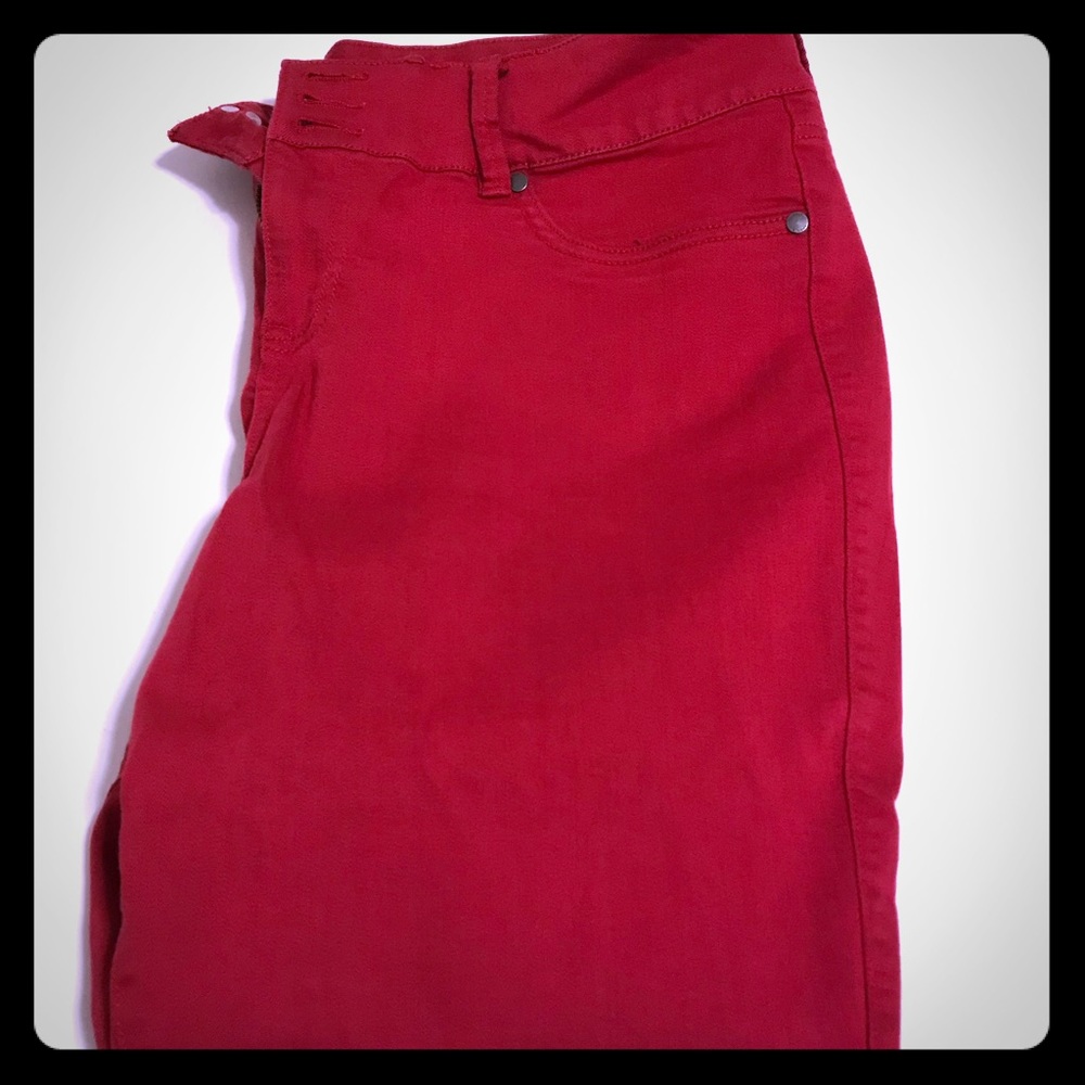Torrid Red Jeggings